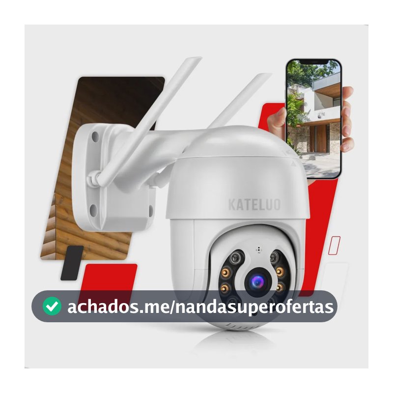 Câmera De Segurança Wifi Icsee Externa Mini Dome Full Hd Infravermelho Prova D'água Kateluo