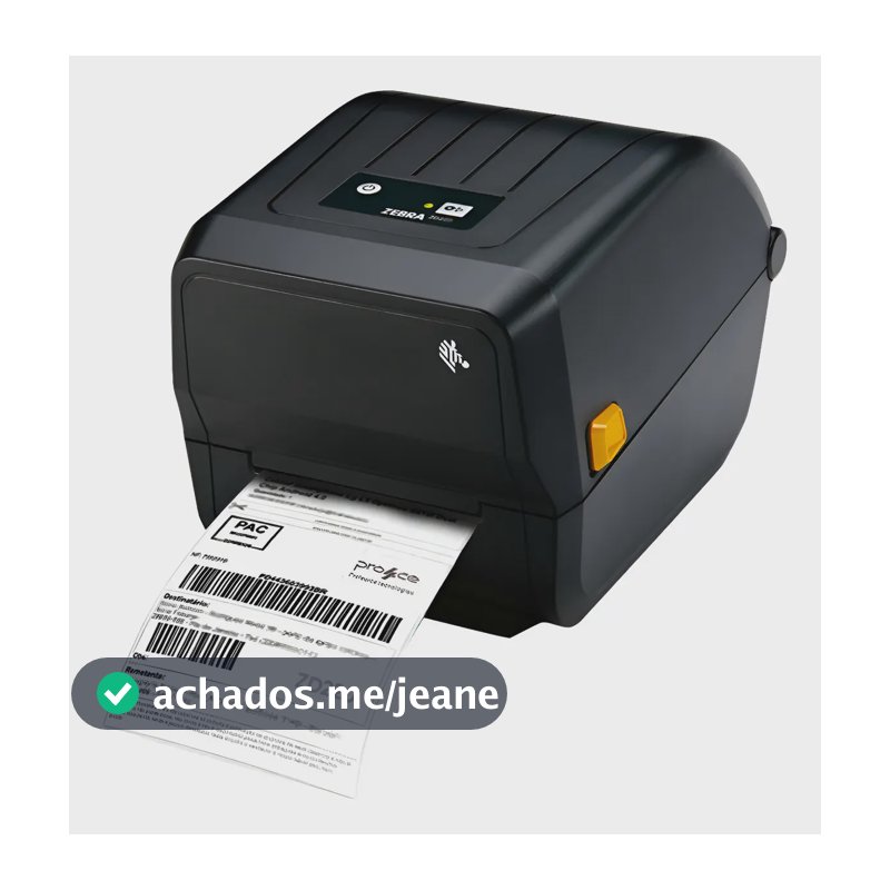 Impressora De Etiqueta Zd220 Zebra Nova Gc420t Preto