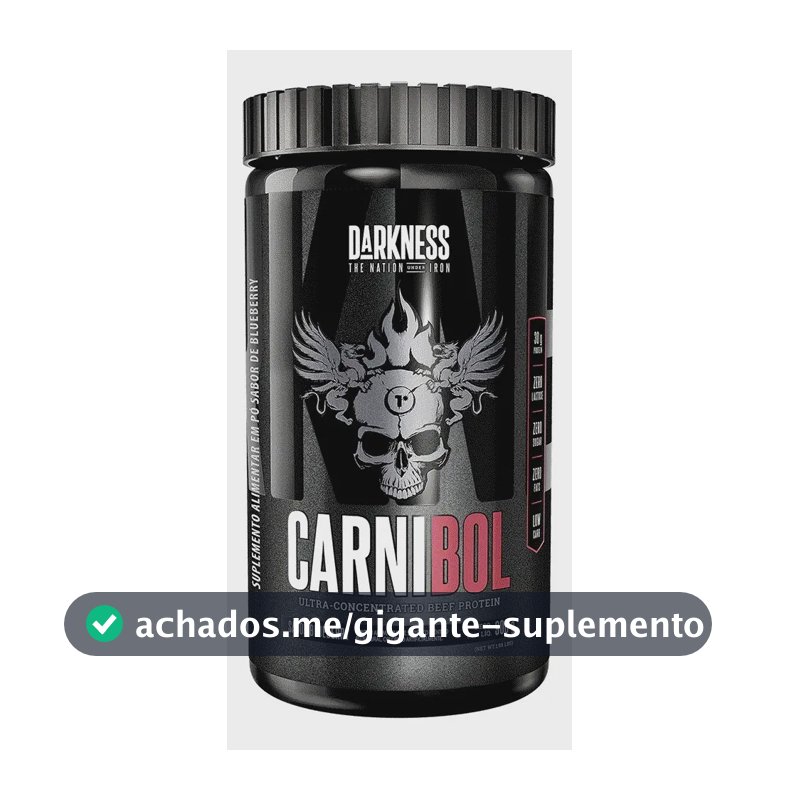 Whey Proteína De Carne Carnibol Blueberry 900g Darkness Blueberry