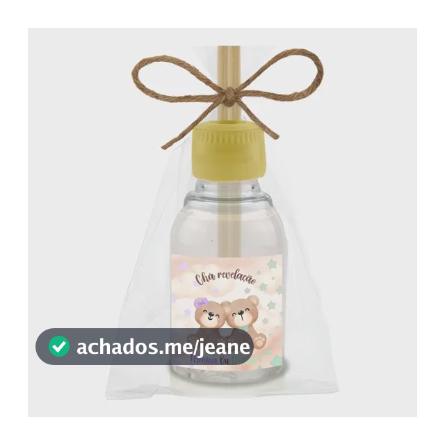 50 Lembrancinhas Aromatizadores Para Chá Revelação Ursinhos