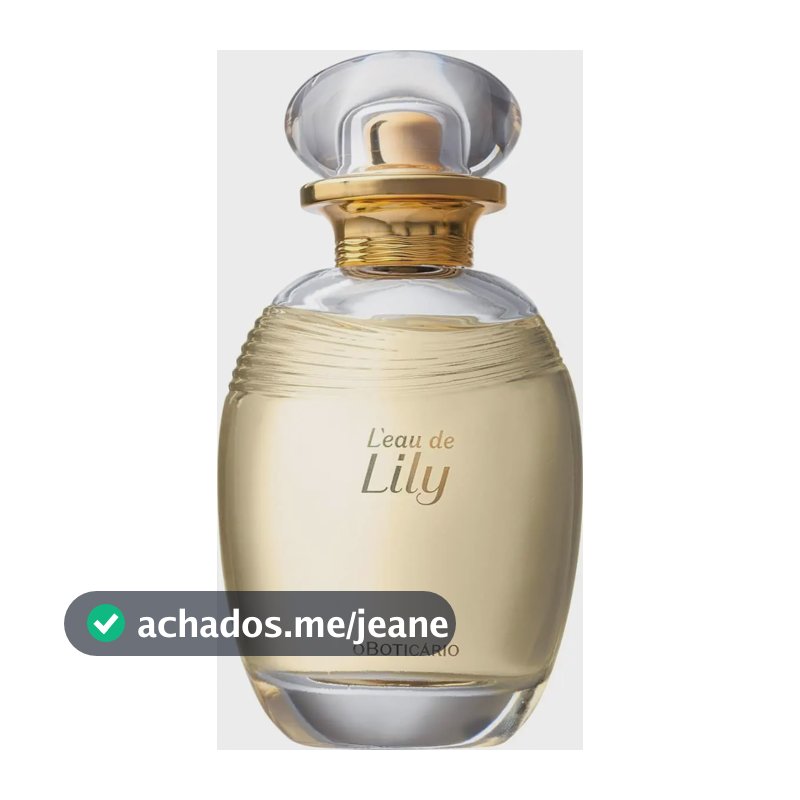 O Boticário L'eau De Lilly Colônia desodorante 75 Ml