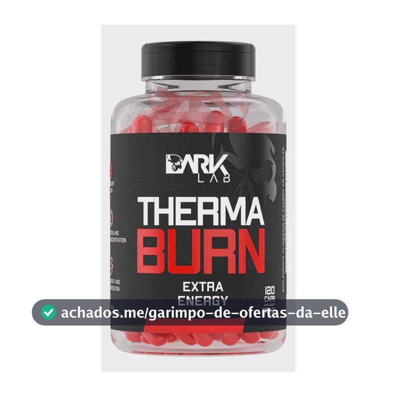 Termogênico Therma Burn 210mg De Cafeína 120 Caps Dark Lab Sabor Sem sabor