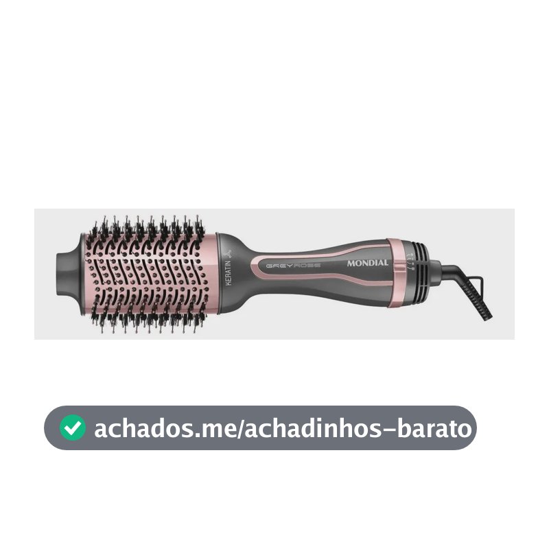 Escova Secadora Keratin, Mondial, 1300W - ES-11-BI Bivolt