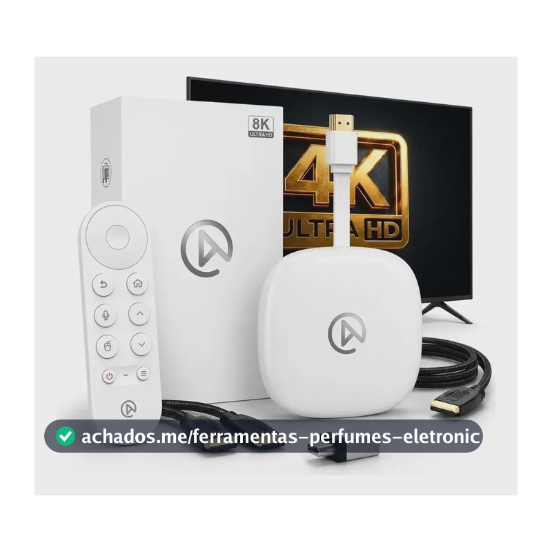 Smart Tv 8k Pro 3a Geração 16gb Branco 5g Branco De Voz