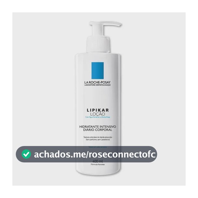 La Roche-Posay Loção Corporal Hidratante Lipikar 400ml Fragrância Sem perfume