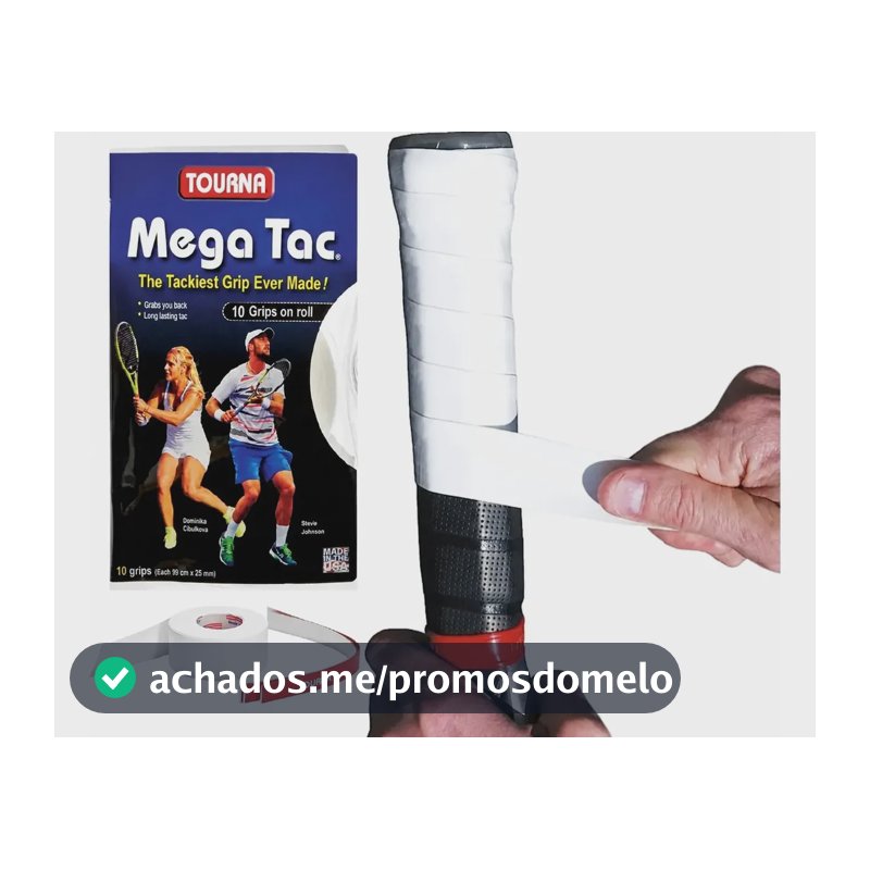 Overgrip Tourna Mega Tac Xl 10un - Branco