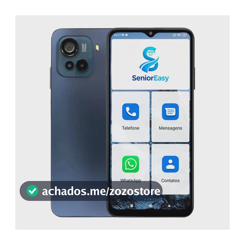 Smartphone SeniorEasy para Idosos 64gb 3gb RAM Tela Grande