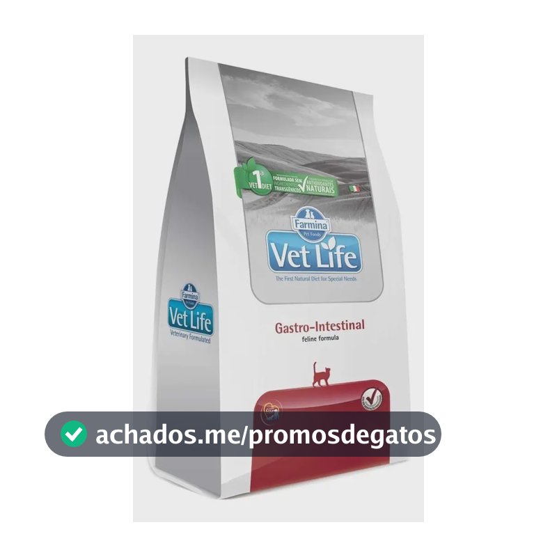 Ração Vet Life Natural Feline Gastro Intestinal 2kg