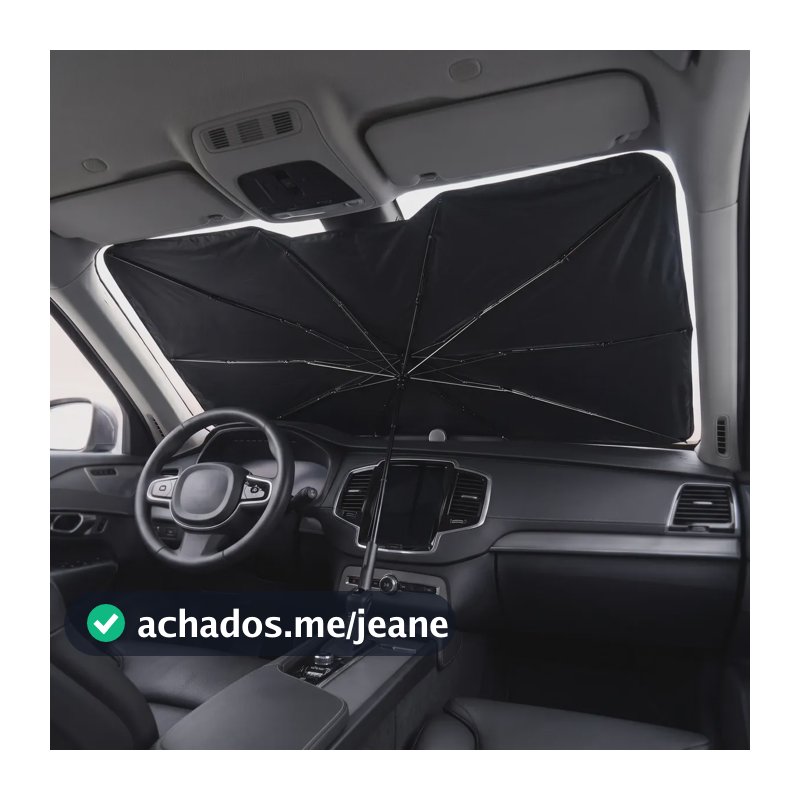 Protetor Solar Para-brisa Guarda Chuva Quebra Sol Uv50+