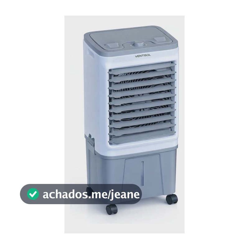 Climatizador Portátil Ventisol Cinza 16l 130w Evaporativo Cinza 127v