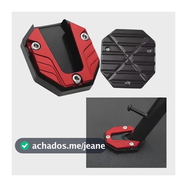 Protetor De Descanso Pezinho Anti-derrapante Para Moto Titan