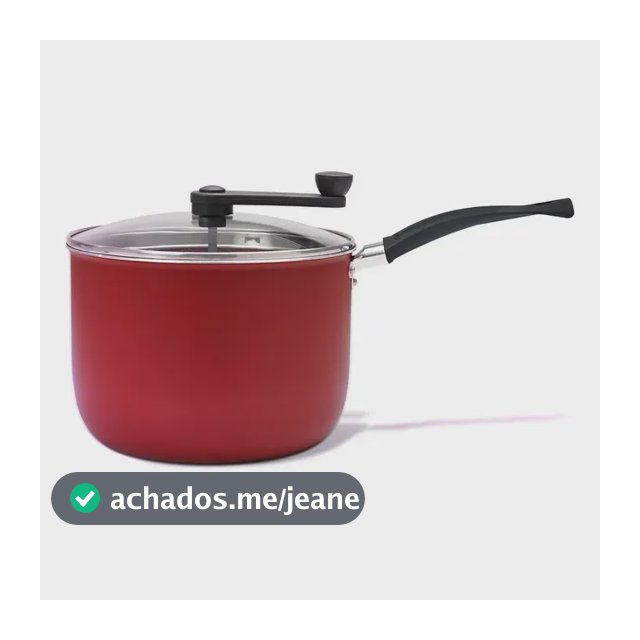 Pipoqueira Brinox Ceramic Life Rainbow Ø20cm 4,2 L Cereja