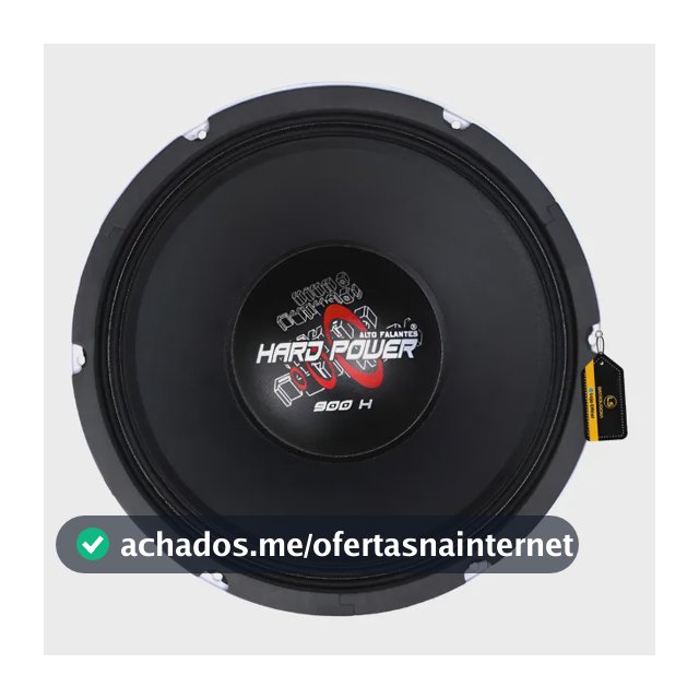 Alto Falante Woofer Hardpower Hp900h 12 Pol 8 Ohms Preto