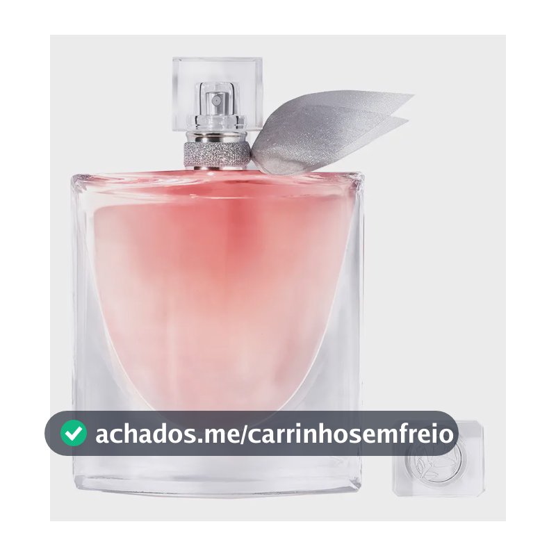 Perfume Feminino L' Eau de Parfum Fragrância Floral Gourmand Inebriante com Notas de Íris Nobre, Baunilha e Pralinê La Vie Est Belle Lancôme, Frasco com 100ml