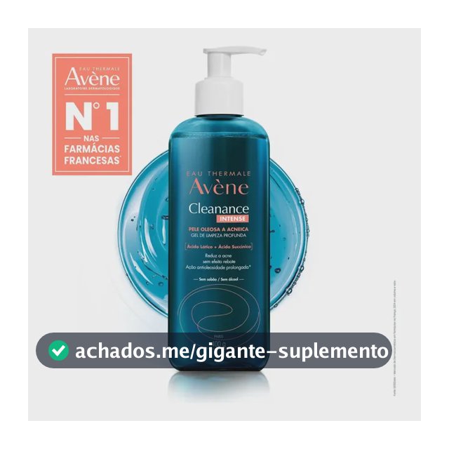 Gel de Limpeza Facial Avène Cleanance Intense Pele Oleosa 400g