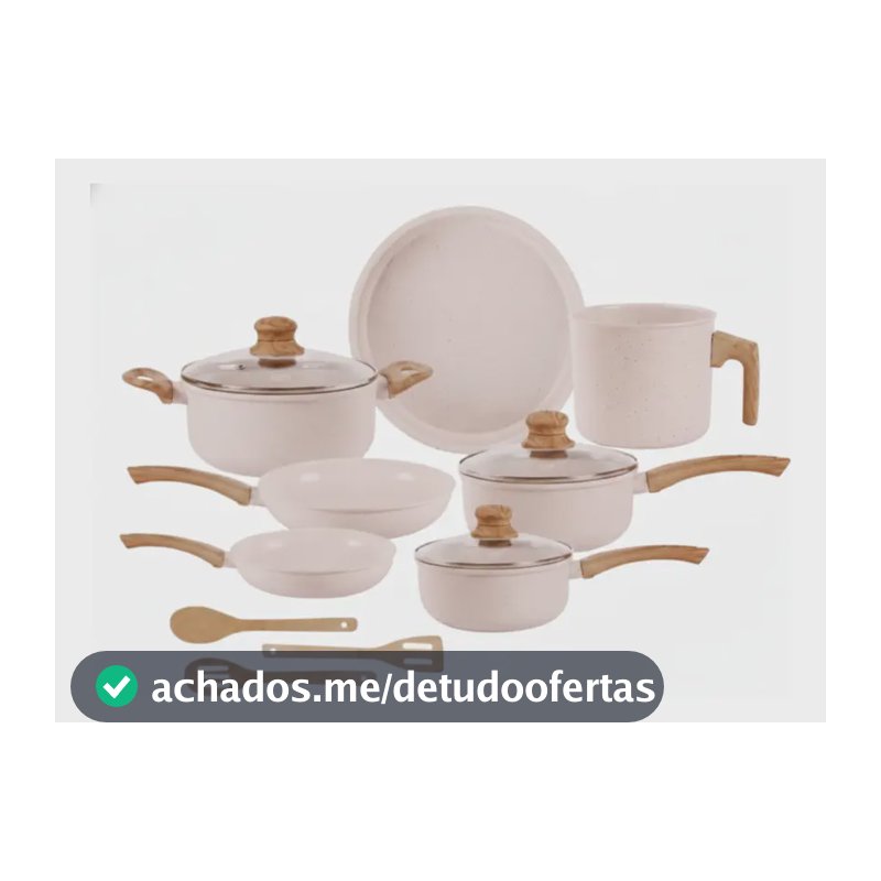 Jogo De Panelas Cerâmico Indução Tuut Ecoglide 10 Peças