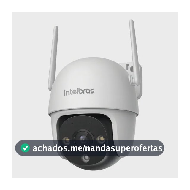 Câmera Inteligente Resistente a Chuva e Poeira iM7 S Branca Intelbras