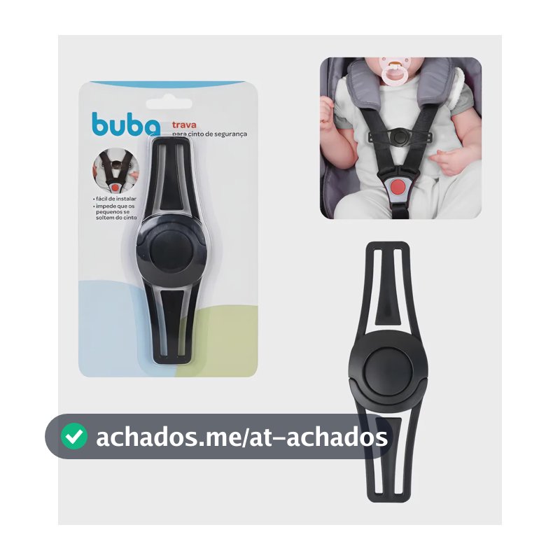 Trava Cinto De Segurança Cadeirinha Bebe Conforto Infantil