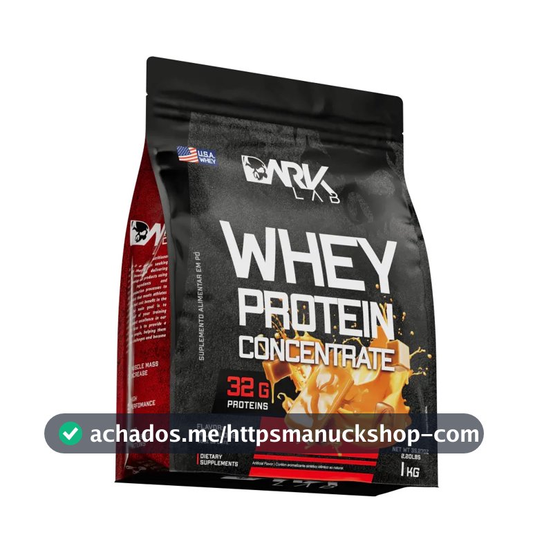 Whey Protein Concentrado 1kg Dark Lab Sabor Doce de leite