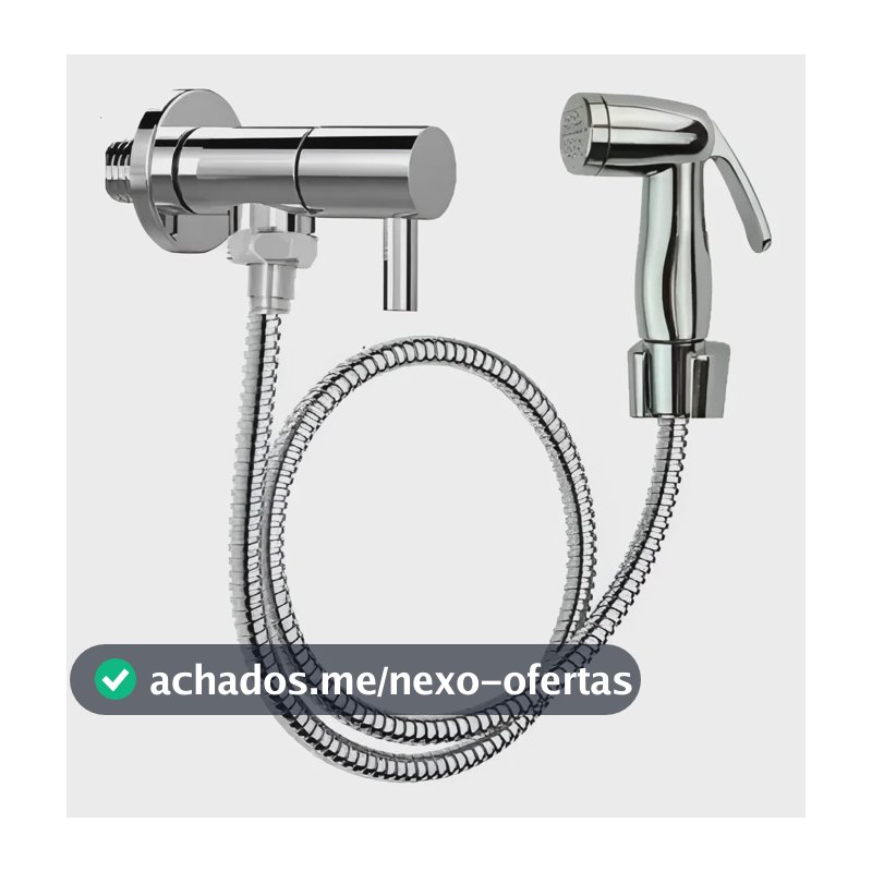 Ducha Higiênica Inox Com Registro Luxo E Alta Durabilidade