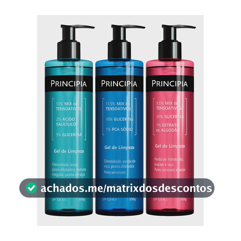 Principia Kit Trio Limpeza Facial Personalizada
