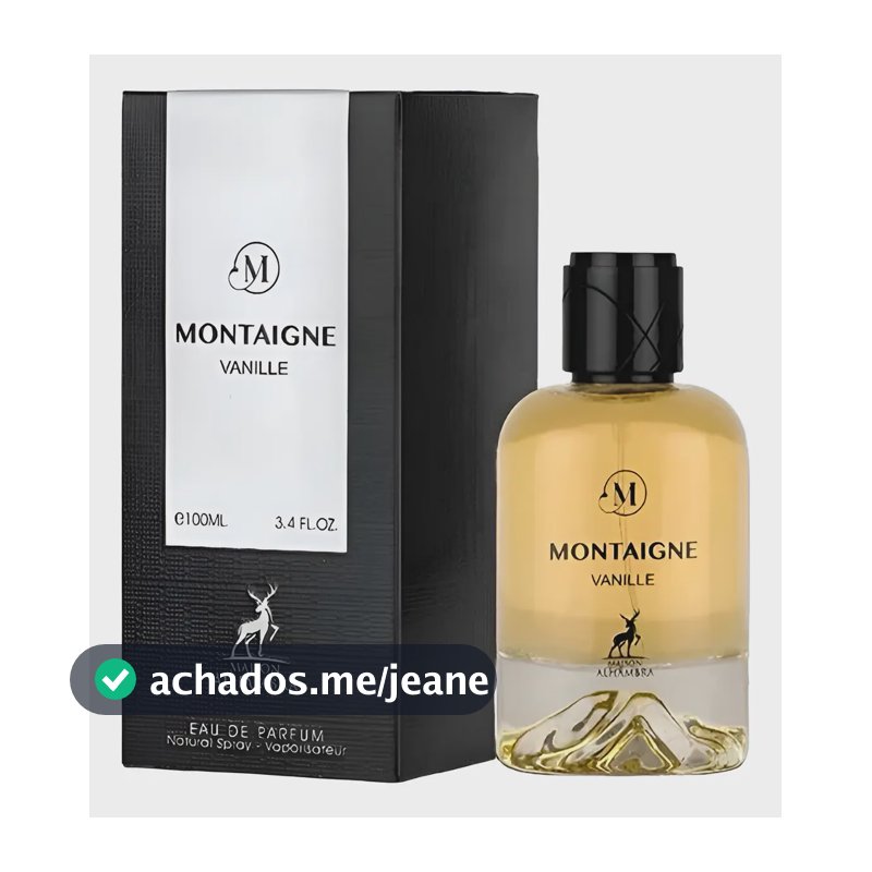 Perfume Montaigne Vanille Edp 100ml: Aconchego E Doçu