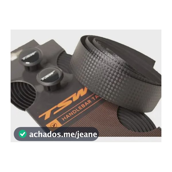 Fitas Guidão Tsw Slim Preta Bike Speed Gravel Padrão Carbono
