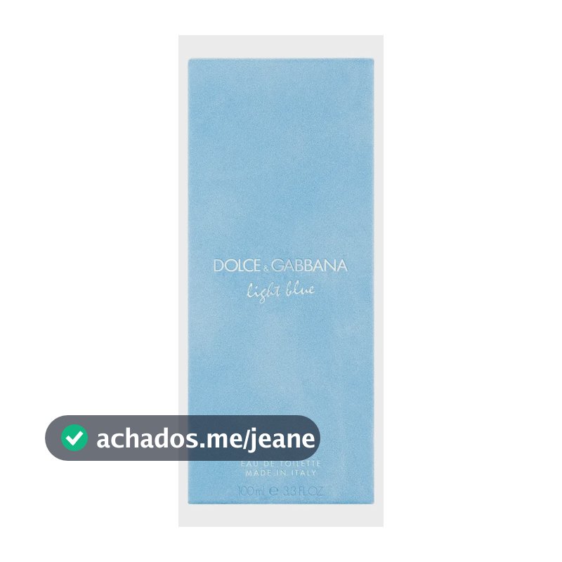 Perfume Dolce & Gabbana Light Blue Eau De Parfum Feminino 100 Ml Tradicional