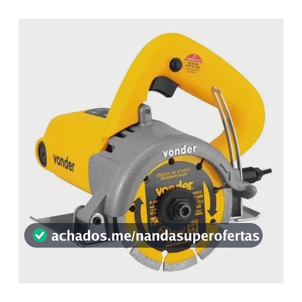 Serra Mármore Vonder Smv1300w Tipo Makita - Concreto Madeira