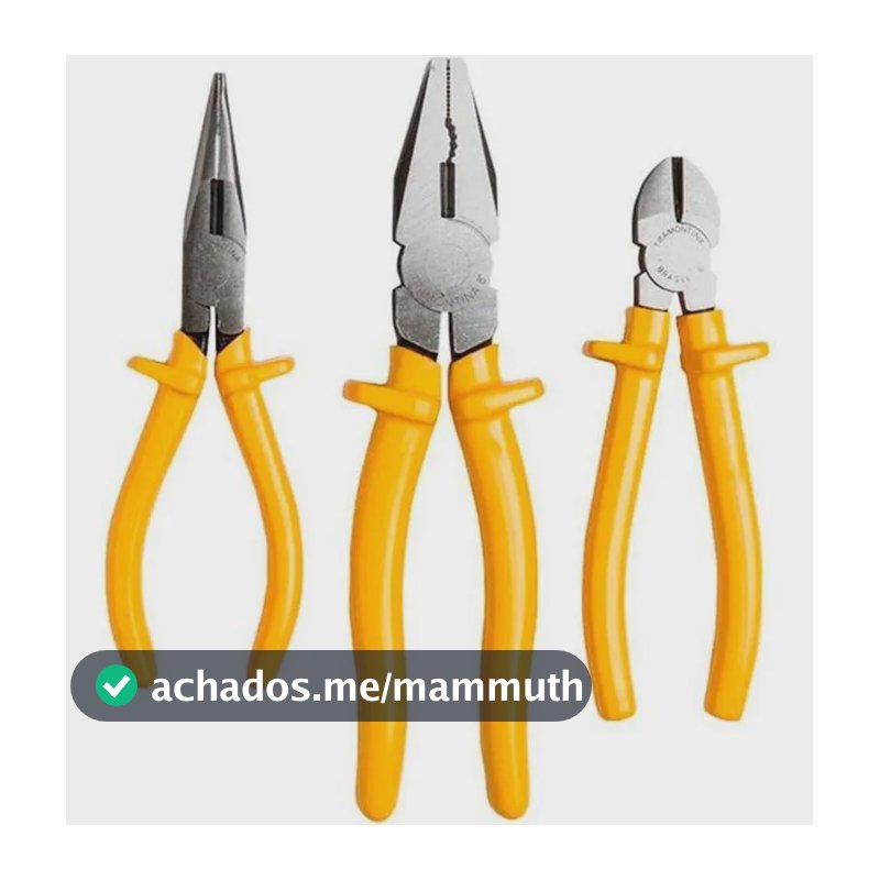 Kit Alicate Tramontina (Bico, Corte e Universal) 43409107