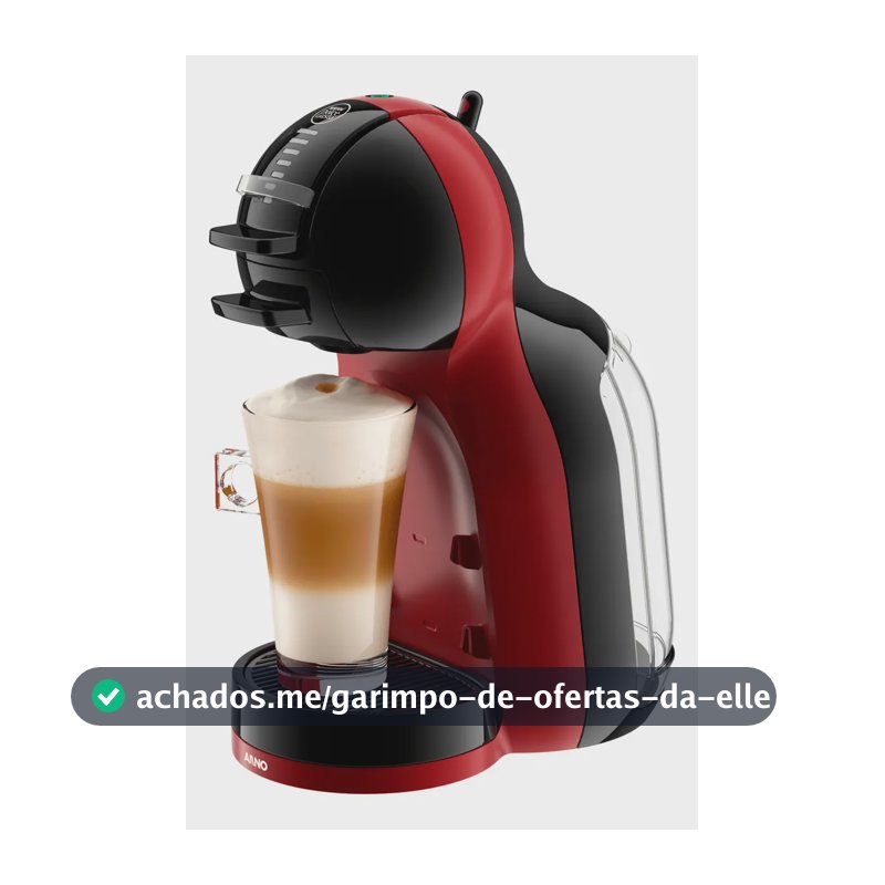 Cafeteira Nescafé Dolce Gusto Mini Me Vermelha e Preta