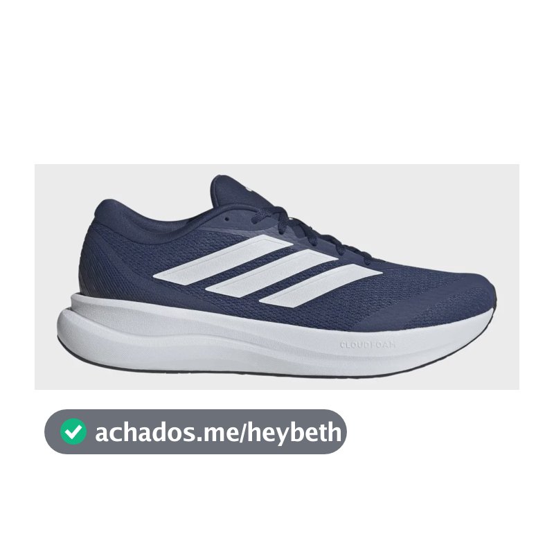 Tênis De Corrida Masculino Runfalcon 6 Cloudfoam adidas Azul Liso 39 Br