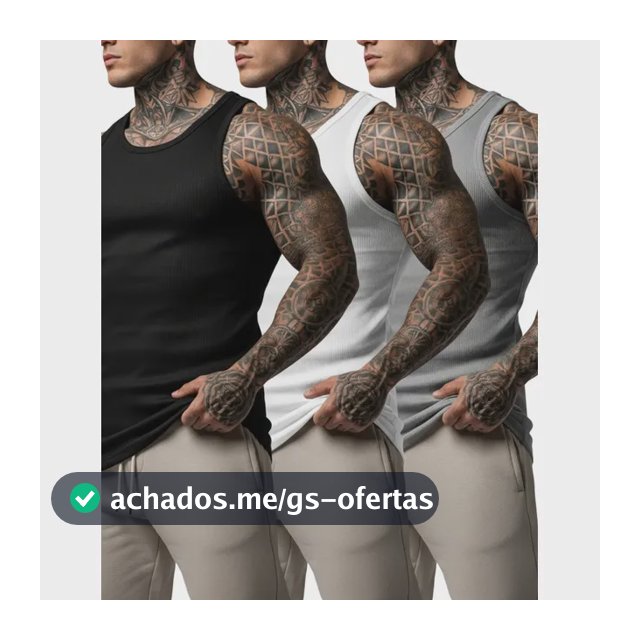 Kit 3 Regata Modelo Americano Canelada Premium