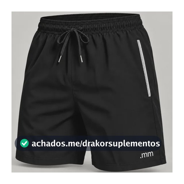 Bermuda Masculina Tactel Short Academia Treino Plus Size G3