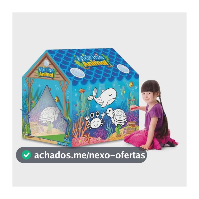 Casinha Barraca Infantil Tenda Cabaninha Brinquedo Crianca