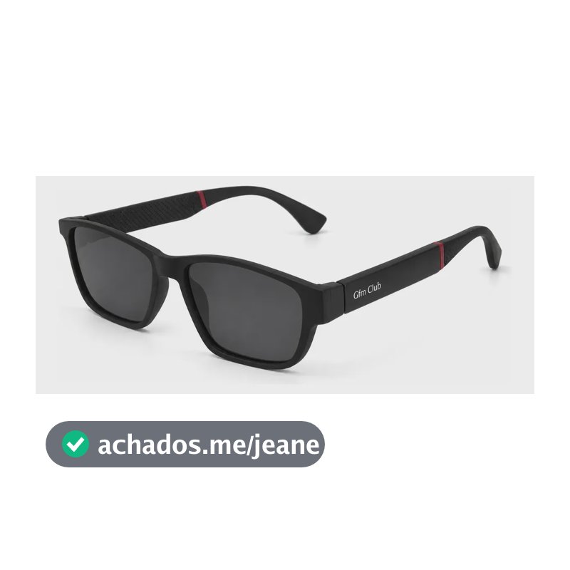 Óculos De Sol Masculino Polarizado Quadrado Proteção Uv400