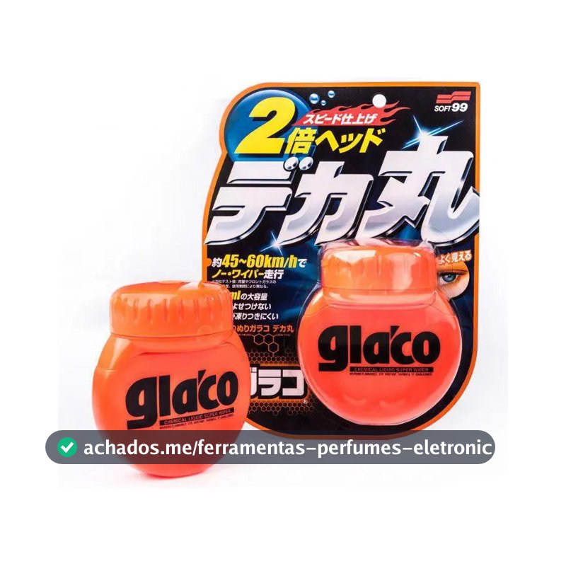 Glaco Big 120ml - Repelente De Água De Chuva - Soft99 Vidros