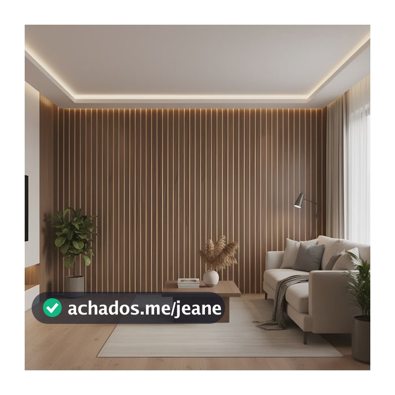 100 Placas Ripada 3d 45x11 Ripado Com Dupa Face Castanho