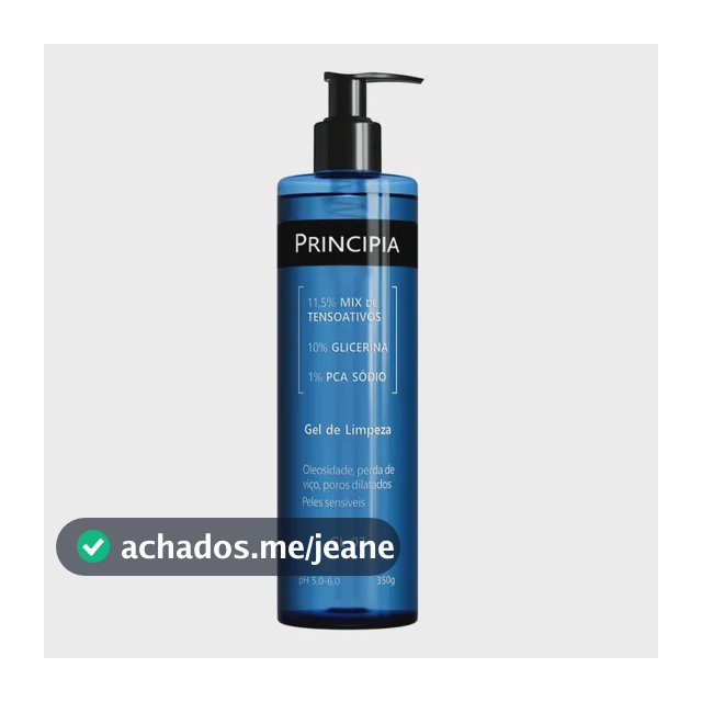 Principia Gel De Limpeza Facial 350g