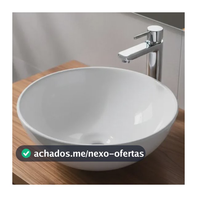 Cuba Sobrepor Louça Oval Branca 28cm Lemi Banheiro Branco Brilhante