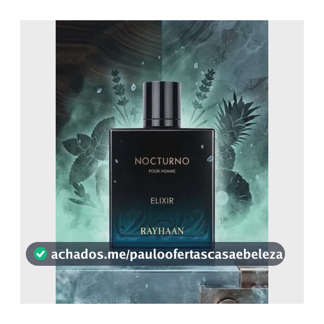 Perfume Árabe Rayhaan Nocturno Elixir Eau De Parfum 100ml