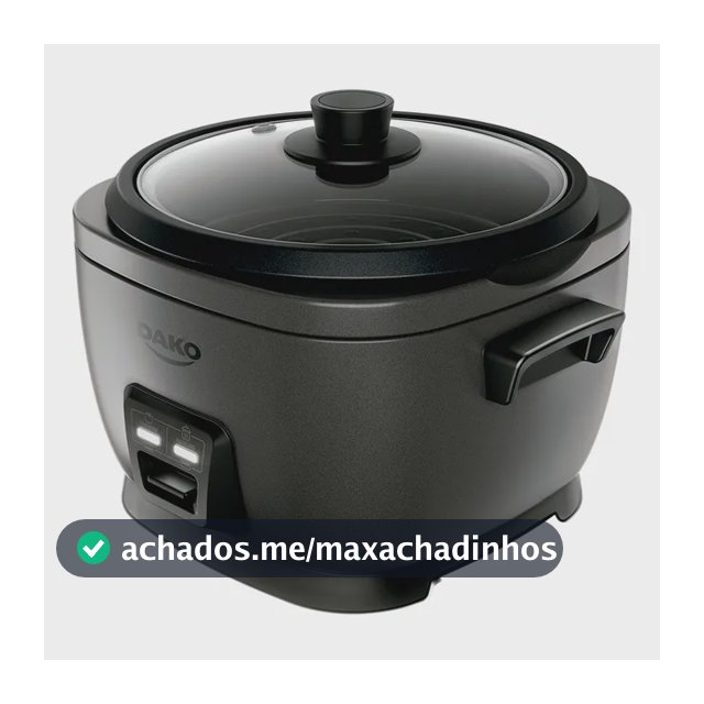 Panela De Arroz Elétrica Dako 700w Com 4 L 10 Xícaras Cinza Cor Cinza-escuro Frequência 60 Hz
