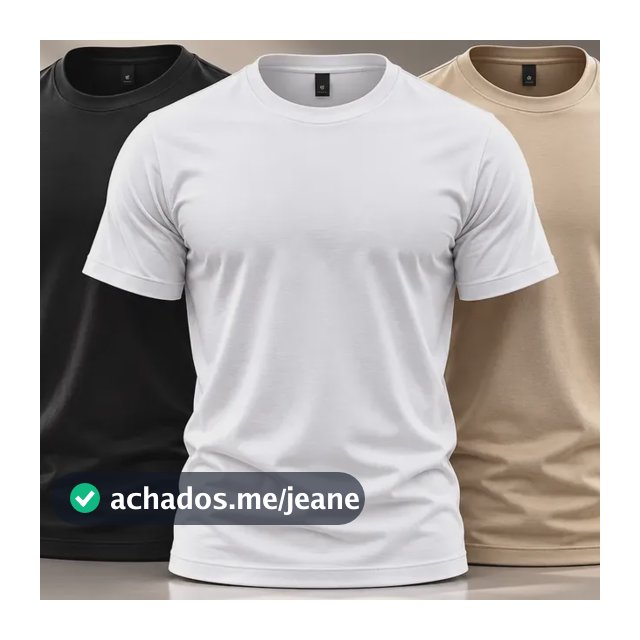Kit 3 Camisetas Básicas 100% Algodão Masculina Premium Daily