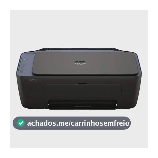 Impressora Multifuncional HP DeskJet Ink Advantage 2975 Colorida 1 USB 2.0 de alta velocidade Wi-Fi de banda dupla - 100 a 240 VCA - AJ4Y4A#AK4