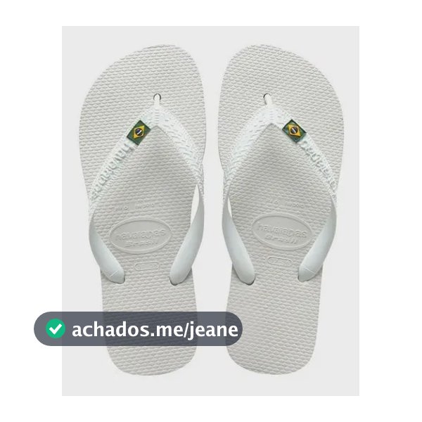 Havaianas Brasil - Original - Varias Cores Branco 41/42