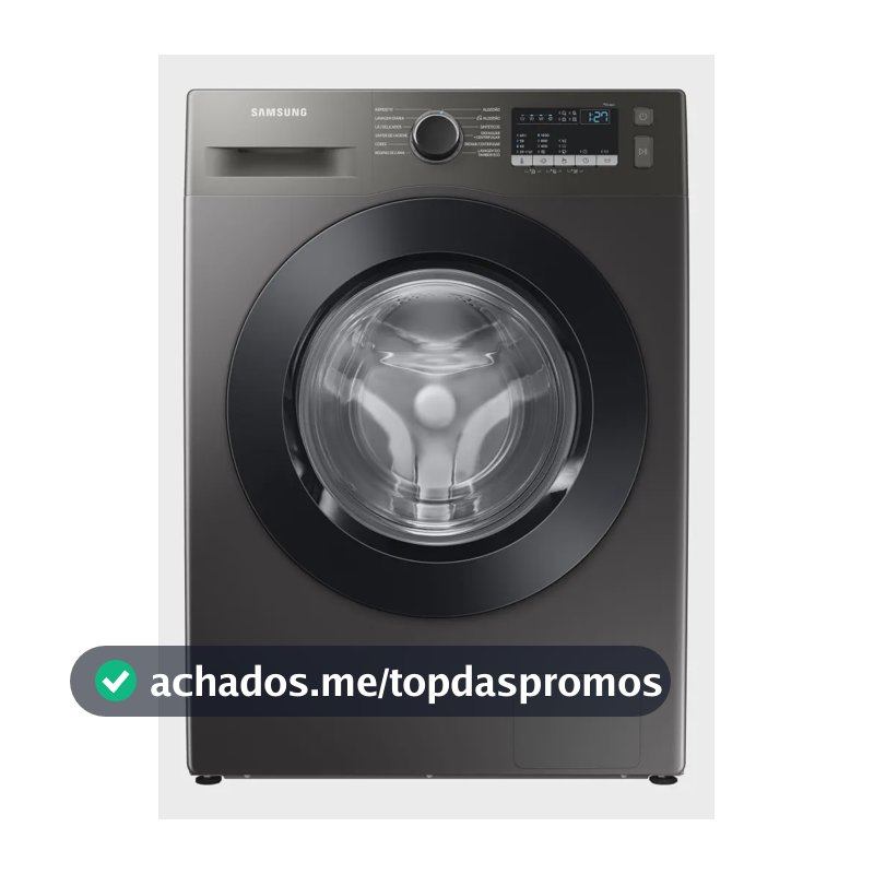 Lavadora Digital Inverter Samsung WW11T Inox 11kg