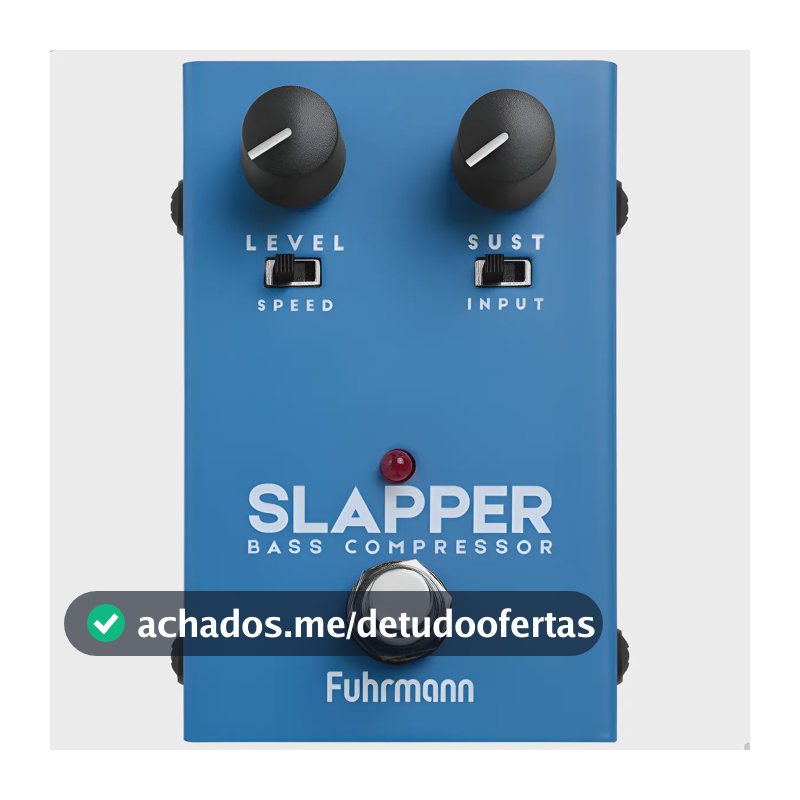 Pedal De Efeito Para Contra Baixo Analógico Slapper Fuhrmann Azul