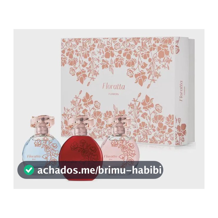 O Boticário Floratta Flowers Kit Presente 3 Itens
