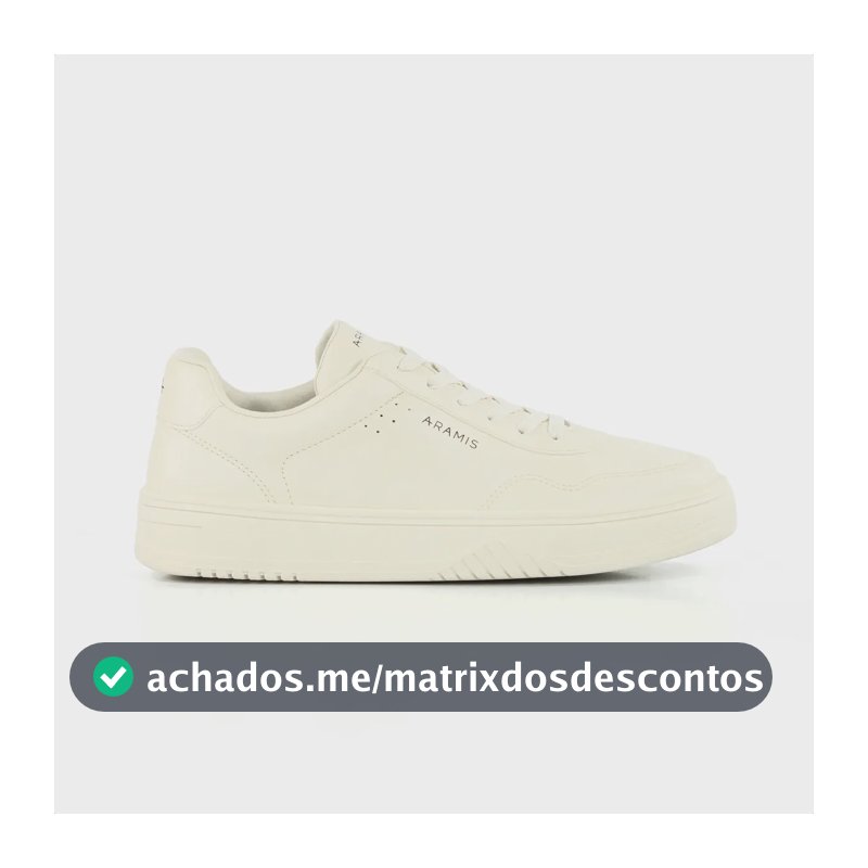 Tênis Aramis Peak Road Ajuste Confortável E Solado Casual Off-white 42 Br