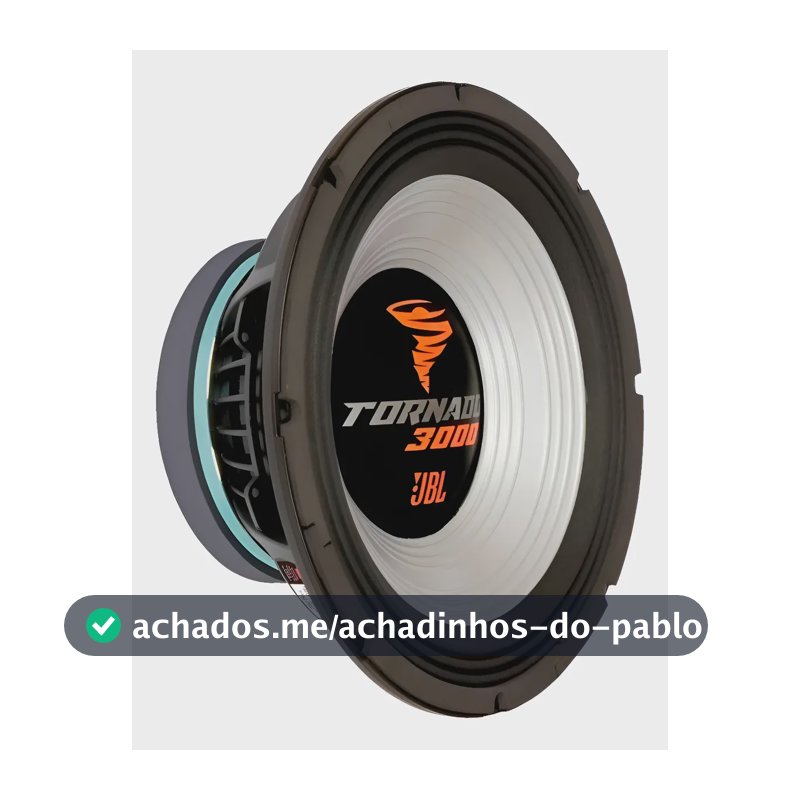 Subwoofer Tornado 3000 15 Polegadas 1500w Rms 15swt3000 Preto